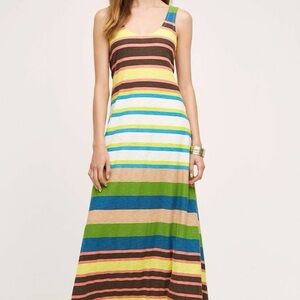 Tracy Reese Spectrum Striped Maxi Dress
